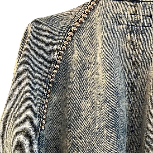 Women’s Studded Jean Jacket 1980s - Picture 7 of 13